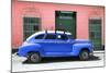 Cuba Fuerte Collection - Blue Vintage Car-Philippe Hugonnard-Mounted Photographic Print