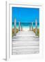 Cuba Fuerte Collection - Boardwalk on the Beach-Philippe Hugonnard-Framed Photographic Print