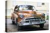 Cuba Fuerte Collection - Brown Taxi-Philippe Hugonnard-Stretched Canvas