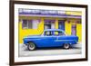 Cuba Fuerte Collection - Classic American Blue Car in Havana-Philippe Hugonnard-Framed Photographic Print