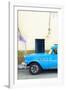 Cuba Fuerte Collection - Classic American Blue Car-Philippe Hugonnard-Framed Photographic Print