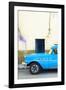 Cuba Fuerte Collection - Classic American Blue Car-Philippe Hugonnard-Framed Photographic Print