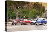 Cuba Fuerte Collection - Classic American Cars at Sunset-Philippe Hugonnard-Stretched Canvas