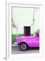 Cuba Fuerte Collection - Classic American Hot Pink Car-Philippe Hugonnard-Framed Premium Photographic Print