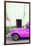 Cuba Fuerte Collection - Classic American Hot Pink Car-Philippe Hugonnard-Framed Photographic Print