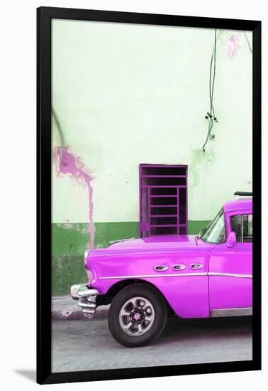 Cuba Fuerte Collection - Classic American Hot Pink Car-Philippe Hugonnard-Framed Photographic Print