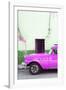 Cuba Fuerte Collection - Classic American Hot Pink Car-Philippe Hugonnard-Framed Photographic Print