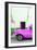 Cuba Fuerte Collection - Classic American Hot Pink Car-Philippe Hugonnard-Framed Photographic Print