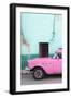 Cuba Fuerte Collection - Classic American Pink Car-Philippe Hugonnard-Framed Photographic Print