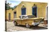 Cuba Fuerte Collection - Classic Golden Car-Philippe Hugonnard-Stretched Canvas