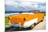 Cuba Fuerte Collection - Classic Orange Car Cabriolet-Philippe Hugonnard-Mounted Photographic Print