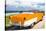 Cuba Fuerte Collection - Classic Orange Car Cabriolet-Philippe Hugonnard-Stretched Canvas
