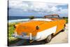 Cuba Fuerte Collection - Classic Orange Car Cabriolet-Philippe Hugonnard-Stretched Canvas