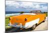 Cuba Fuerte Collection - Classic Orange Car Cabriolet-Philippe Hugonnard-Mounted Photographic Print