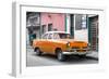 Cuba Fuerte Collection - Classic Orange Car-Philippe Hugonnard-Framed Photographic Print