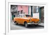 Cuba Fuerte Collection - Classic Orange Car-Philippe Hugonnard-Framed Photographic Print