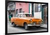 Cuba Fuerte Collection - Classic Orange Car-Philippe Hugonnard-Framed Photographic Print