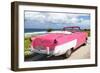 Cuba Fuerte Collection - Classic Pink Car Cabriolet-Philippe Hugonnard-Framed Photographic Print