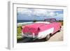 Cuba Fuerte Collection - Classic Pink Car Cabriolet-Philippe Hugonnard-Framed Photographic Print