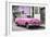 Cuba Fuerte Collection - Classic Pink Car-Philippe Hugonnard-Framed Photographic Print