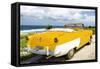 Cuba Fuerte Collection - Classic Yellow Car Cabriolet-Philippe Hugonnard-Framed Stretched Canvas