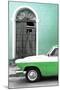 Cuba Fuerte Collection - Close-up of American Classic Car White and Green-Philippe Hugonnard-Mounted Photographic Print