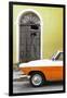 Cuba Fuerte Collection - Close-up of American Classic Car White and Orange-Philippe Hugonnard-Framed Photographic Print