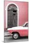 Cuba Fuerte Collection - Close-up of American Classic Car White and Pink-Philippe Hugonnard-Mounted Photographic Print