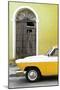 Cuba Fuerte Collection - Close-up of American Classic Car White and Yellow-Philippe Hugonnard-Mounted Photographic Print