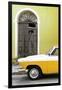 Cuba Fuerte Collection - Close-up of American Classic Car White and Yellow-Philippe Hugonnard-Framed Photographic Print