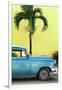 Cuba Fuerte Collection - Close-up of Beautiful Retro Blue Car-Philippe Hugonnard-Framed Photographic Print