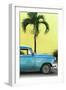 Cuba Fuerte Collection - Close-up of Beautiful Retro Blue Car-Philippe Hugonnard-Framed Photographic Print
