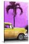 Cuba Fuerte Collection - Close-up of Beautiful Retro Golden Car-Philippe Hugonnard-Stretched Canvas