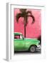 Cuba Fuerte Collection - Close-up of Beautiful Retro Green Car-Philippe Hugonnard-Framed Photographic Print