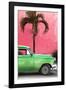 Cuba Fuerte Collection - Close-up of Beautiful Retro Green Car-Philippe Hugonnard-Framed Photographic Print