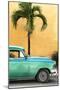 Cuba Fuerte Collection - Close-up of Beautiful Retro Green Car-Philippe Hugonnard-Mounted Photographic Print