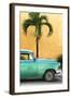 Cuba Fuerte Collection - Close-up of Beautiful Retro Green Car-Philippe Hugonnard-Framed Photographic Print