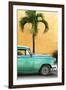 Cuba Fuerte Collection - Close-up of Beautiful Retro Green Car-Philippe Hugonnard-Framed Premium Photographic Print