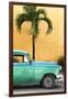 Cuba Fuerte Collection - Close-up of Beautiful Retro Green Car-Philippe Hugonnard-Framed Photographic Print