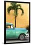 Cuba Fuerte Collection - Close-up of Beautiful Retro Green Car-Philippe Hugonnard-Framed Photographic Print