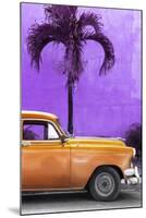 Cuba Fuerte Collection - Close-up of Beautiful Retro Orange Car-Philippe Hugonnard-Mounted Premium Photographic Print