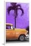 Cuba Fuerte Collection - Close-up of Beautiful Retro Orange Car-Philippe Hugonnard-Framed Photographic Print