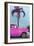 Cuba Fuerte Collection - Close-up of Beautiful Retro Pink Car-Philippe Hugonnard-Framed Photographic Print