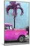 Cuba Fuerte Collection - Close-up of Beautiful Retro Pink Car-Philippe Hugonnard-Mounted Photographic Print