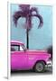 Cuba Fuerte Collection - Close-up of Beautiful Retro Pink Car-Philippe Hugonnard-Framed Photographic Print