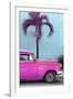 Cuba Fuerte Collection - Close-up of Beautiful Retro Pink Car-Philippe Hugonnard-Framed Photographic Print