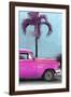 Cuba Fuerte Collection - Close-up of Beautiful Retro Pink Car-Philippe Hugonnard-Framed Photographic Print