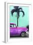 Cuba Fuerte Collection - Close-up of Beautiful Retro Purple Car-Philippe Hugonnard-Framed Photographic Print