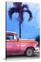 Cuba Fuerte Collection - Close-up of Beautiful Retro Red Car-Philippe Hugonnard-Stretched Canvas
