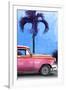 Cuba Fuerte Collection - Close-up of Beautiful Retro Red Car-Philippe Hugonnard-Framed Photographic Print